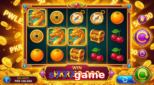 Main screen of S777game pg page for PK players